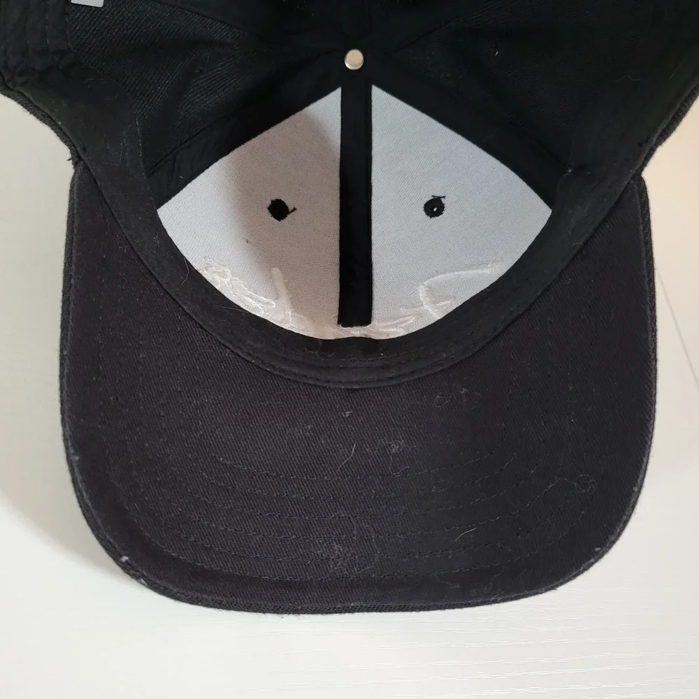 Fender Guitar Hat Cap Black Embroidered Logo Unisex Music Rock Adjustable 1336 - Picture 4 of 4